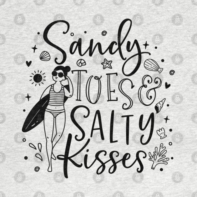 Sandy toes, salty kisses; by Be my good time